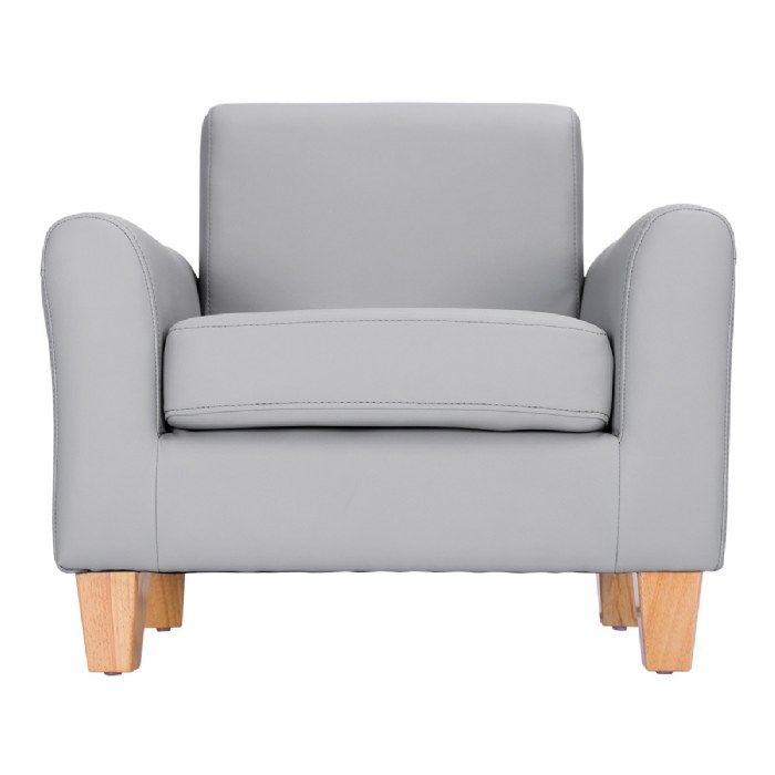 Alternate Image #1 of Sense of Place Gray Vinyl Chair