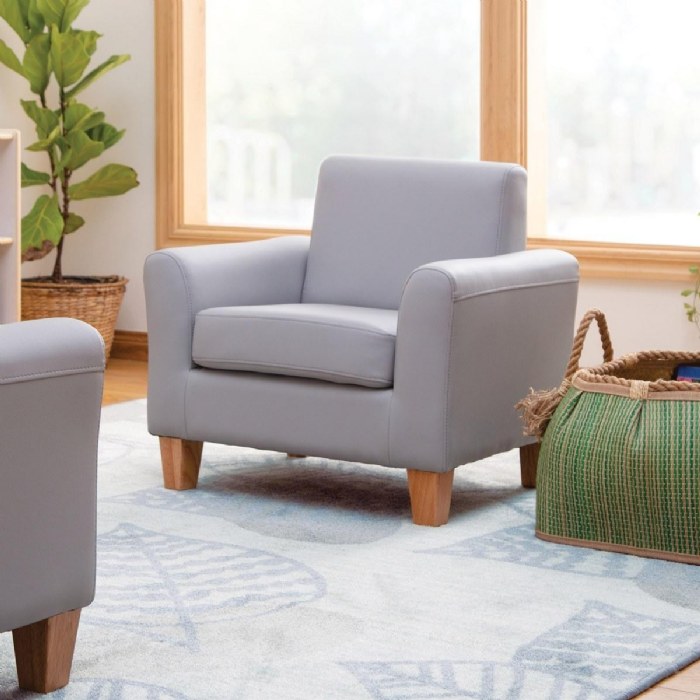 Alternate Image #1 of Sense of Place Gray Vinyl Chair