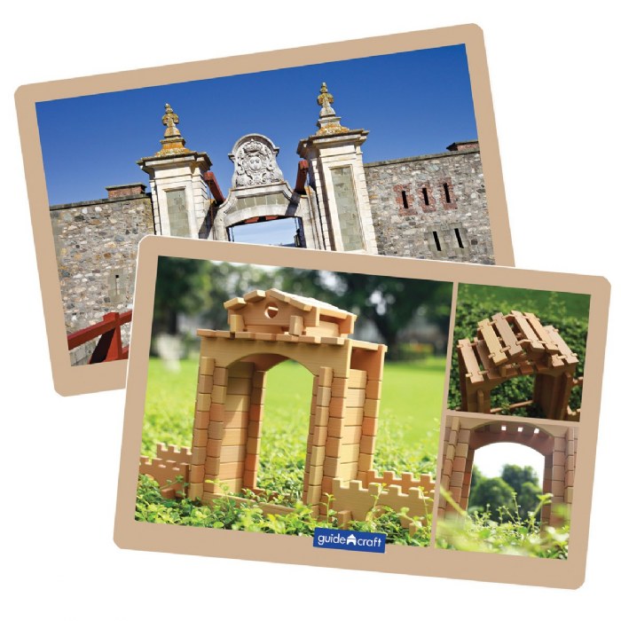 Alternate Image #1 of Tabletop Notch Blocks - Western 129 Piece Set