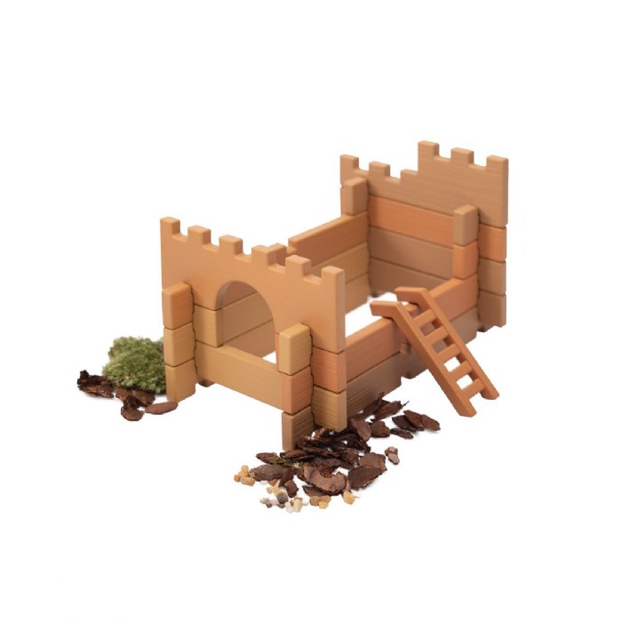 Alternate Image #1 of Tabletop Notch Blocks - Western 129 Piece Set