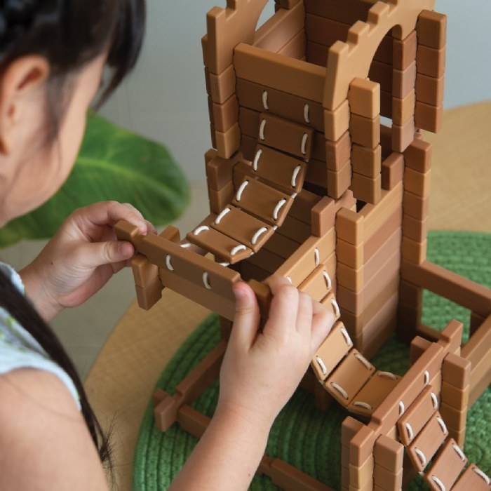 Alternate Image #1 of Tabletop Notch Blocks - Western 129 Piece Set