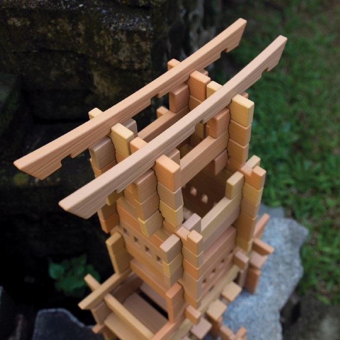 Alternate Image #1 of Tabletop Notch Blocks - Eastern 132 Piece Set