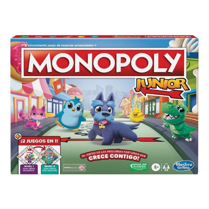 Alternate Image #1 of Monopoly Junior Game