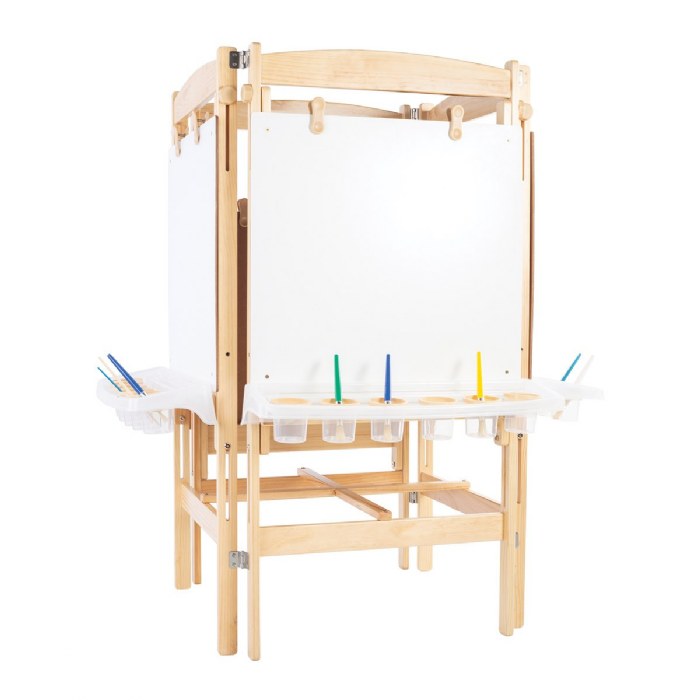 Alternate Image #1 of Kaplan Adjustable 4-Sided Easel