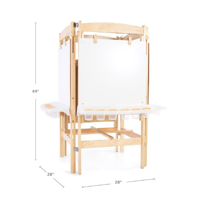Alternate Image #1 of Kaplan Adjustable 4-Sided Easel