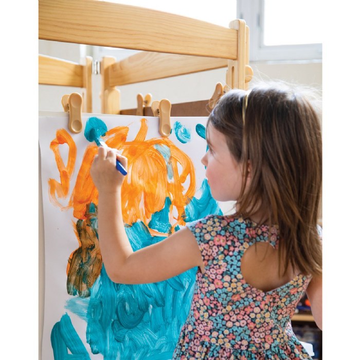 Alternate Image #1 of Kaplan Adjustable 4-Sided Easel