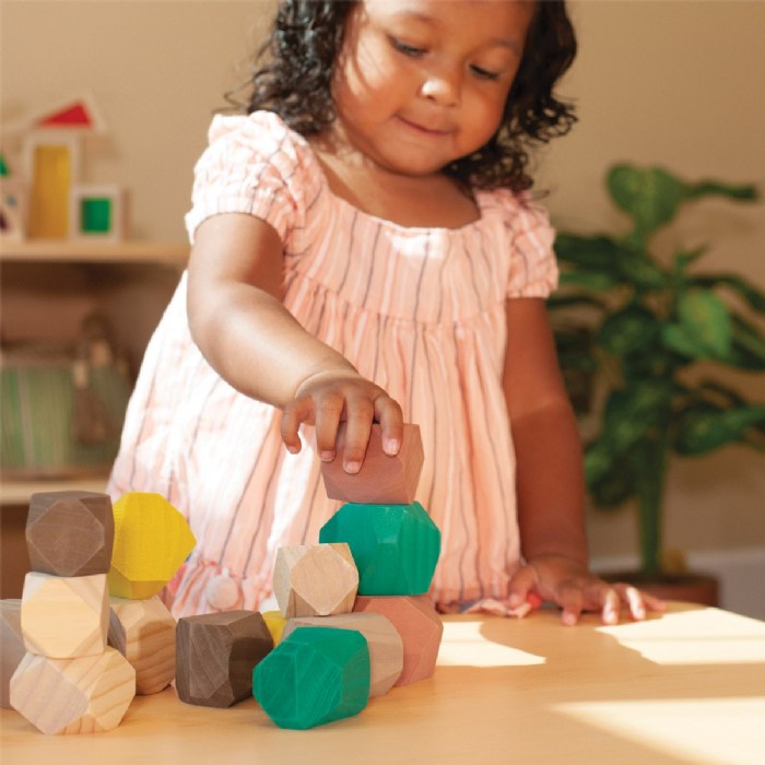 Alternate Image #1 of Towering Wood Stones - 18 Pieces