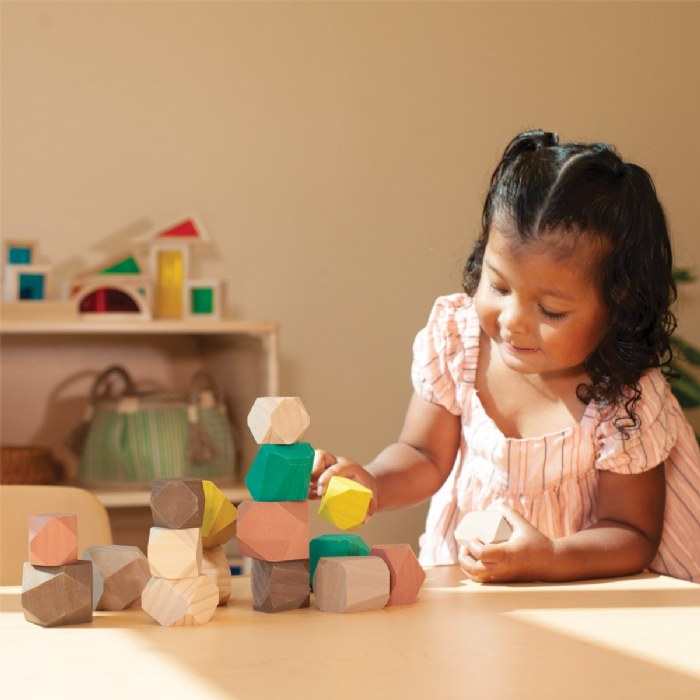 Alternate Image #1 of Towering Wood Stones - 18 Pieces