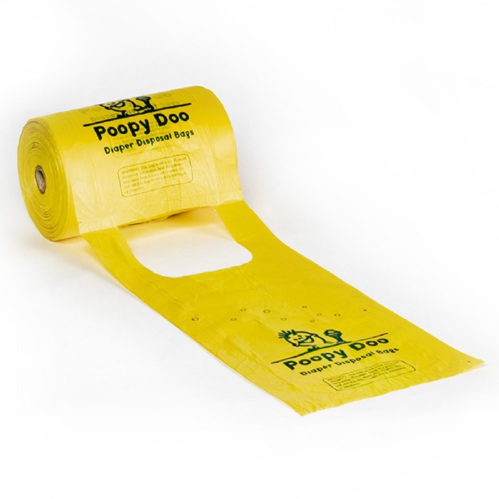 Alternate Image #1 of Poopy Doo Diaper Disposable Refill Bags - 3 Rolls - 600 Bags