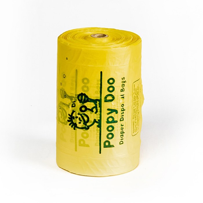 Alternate Image #1 of Poopy Doo Diaper Disposable Refill Bags - 3 Rolls - 600 Bags