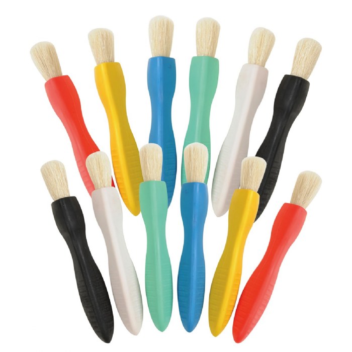 Primary Image of Triangle Grip Assorted Paint Brushes - Set of 12