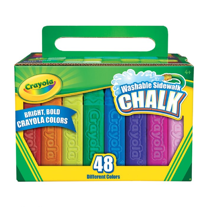 Alternate Image #1 of Crayola&reg; Washable Sidewalk Chalk - 48 Different Colors - 2 Boxes