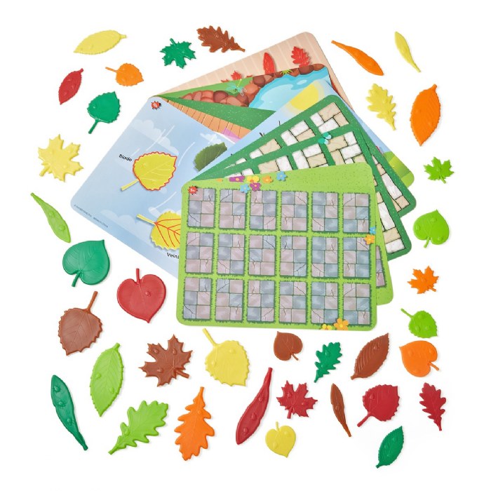 Alternate Image #1 of Sensory Leaves Math Activity Set