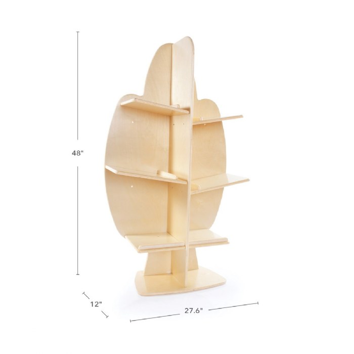 Alternate Image #1 of Carolina Birch 3-Tier Tree Bookshelf - 48"H