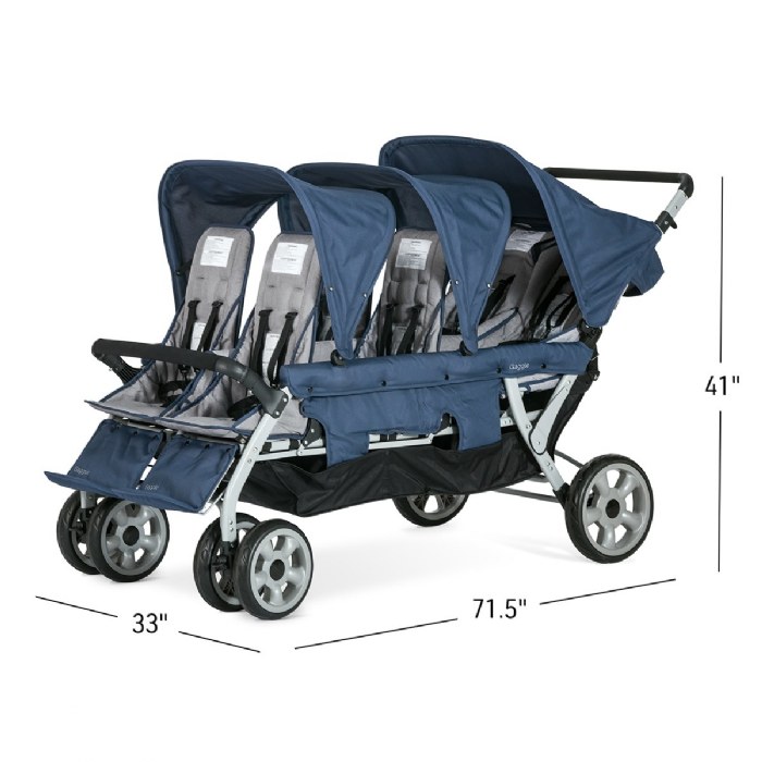 Alternate Image #1 of Gaggle&reg; Jamboree 6-Seat Stroller - Blue
