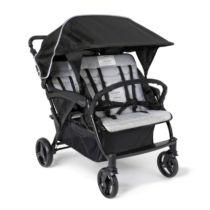 Primary Image of Gaggle&reg; Odyssey 4-Seat Quad Stroller - Black