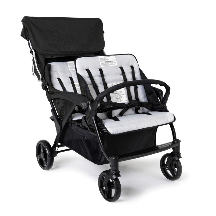 Alternate Image #1 of Gaggle&reg; Odyssey 4-Seat Quad Stroller - Black