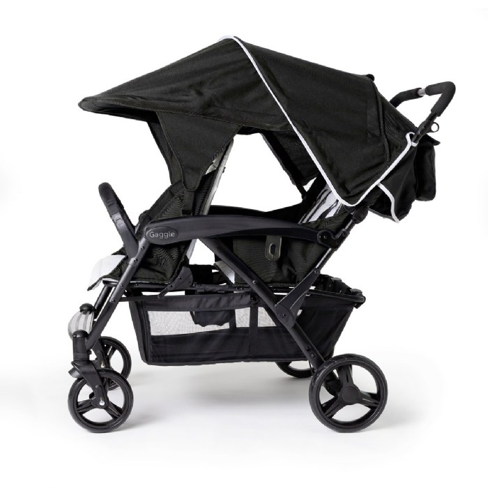 Alternate Image #1 of Gaggle&reg; Odyssey 4-Seat Quad Stroller - Black