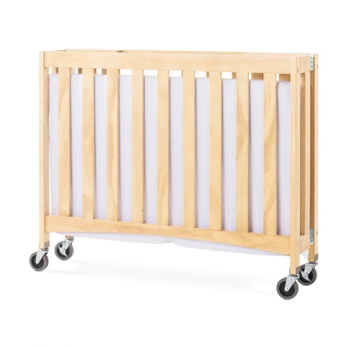 Alternate Image #1 of Compact Wood Folding Crib