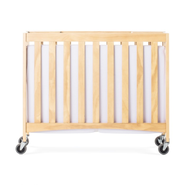 Alternate Image #1 of Compact Wood Folding Crib