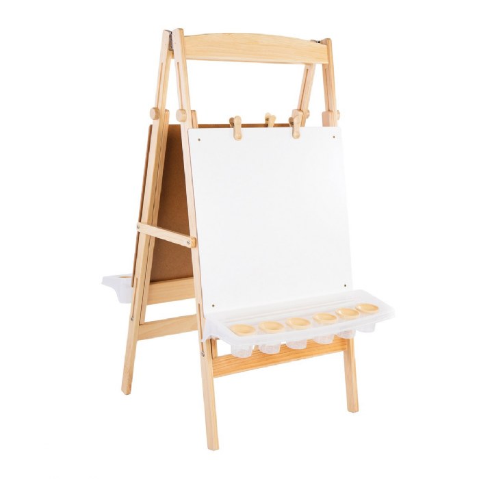 Alternate Image #1 of Kaplan 2-Sided Adjustable Easel