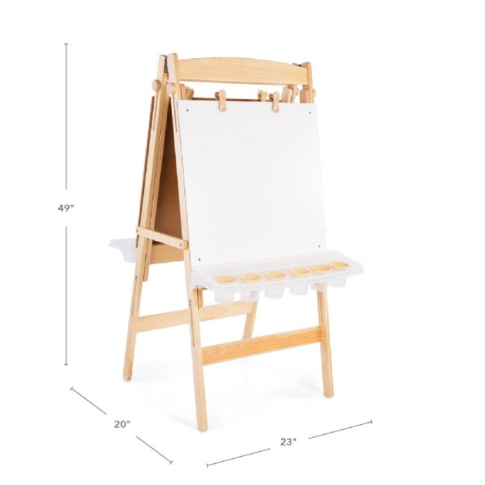Alternate Image #1 of Kaplan 2-Sided Adjustable Easel