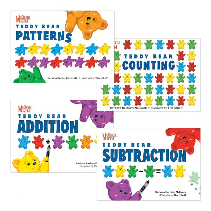 Primary Image of Teddy Bear Math Books - Set of 4