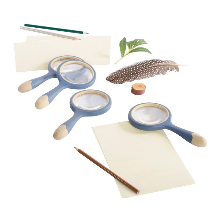 Alternate Image #1 of All-Weather Magnifying Glass - Set of 4