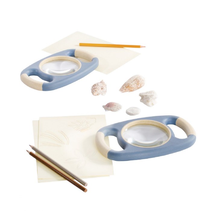 Alternate Image #1 of All-Weather Two-Handed Magnifier - Set of 2