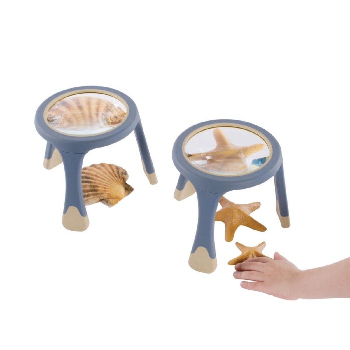 Alternate Image #1 of All-Weather Tabletop Magnifier - Set of 2