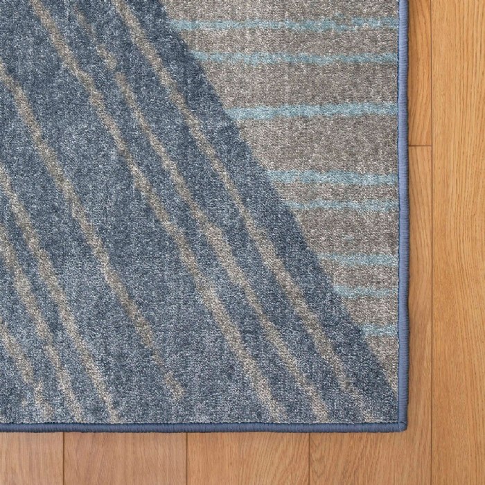 Alternate Image #1 of Sense of Place Geometric Carpet - Blue - 6' x 9' Rectangle