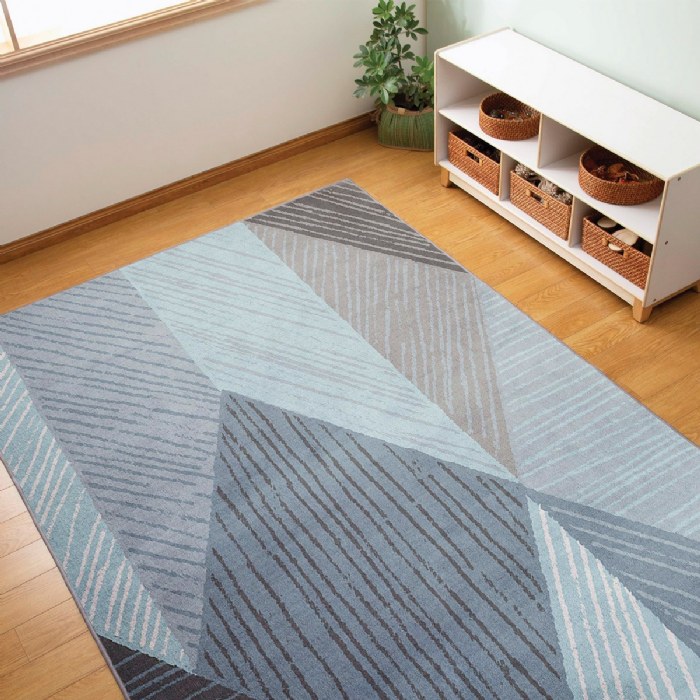 Alternate Image #1 of Sense of Place Geometric Carpet - Blue - 6' x 9' Rectangle