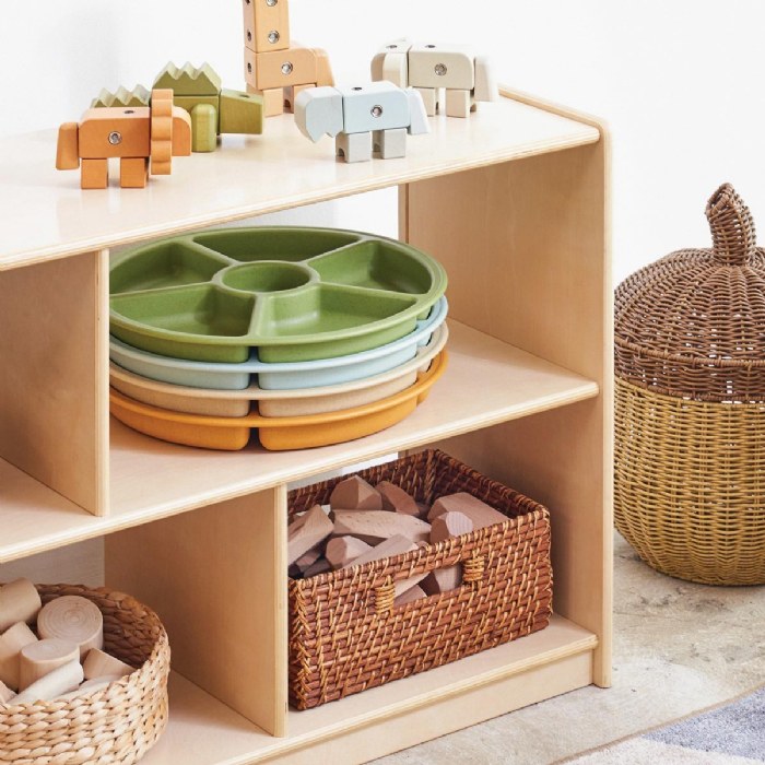 Alternate Image #1 of Loose Parts Sorting Trays - Set of 4 - Earth-toned