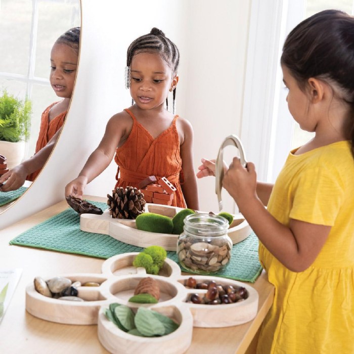 Alternate Image #1 of Loose Parts Organic Wooden Trays - Set of 3