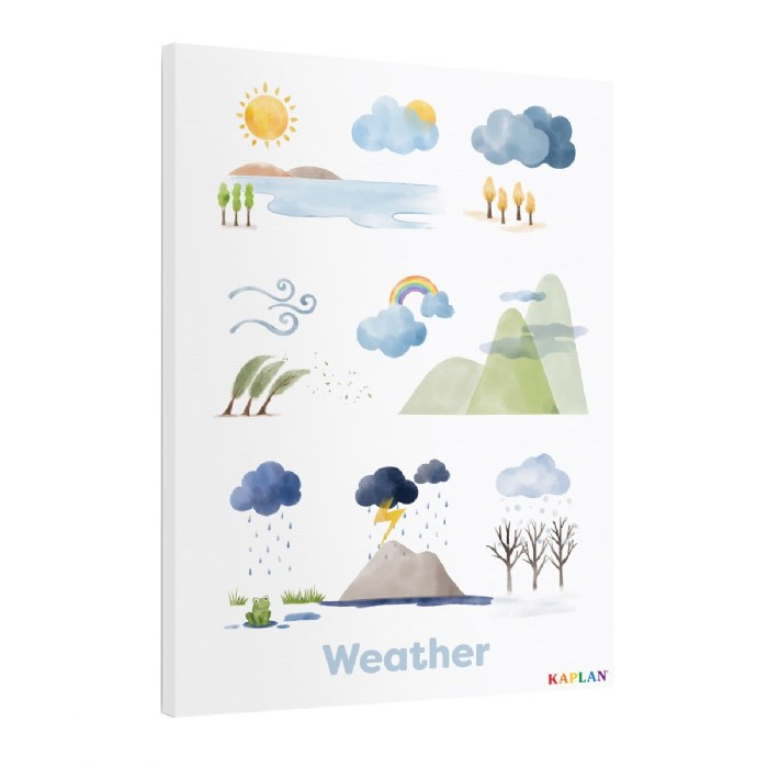 Alternate Image #1 of Weather Giclee Classroom Wall Print