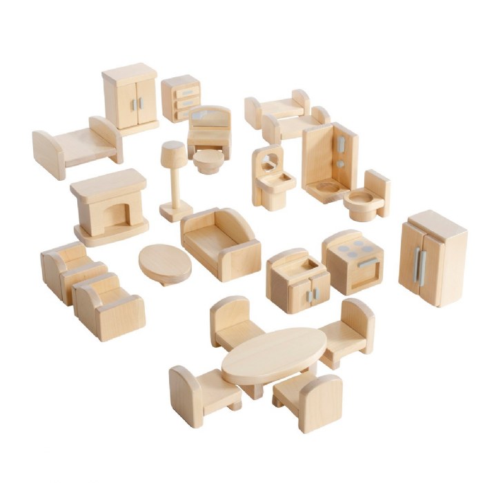 Primary Image of Multi-Level Classroom Dollhouse Furniture Set