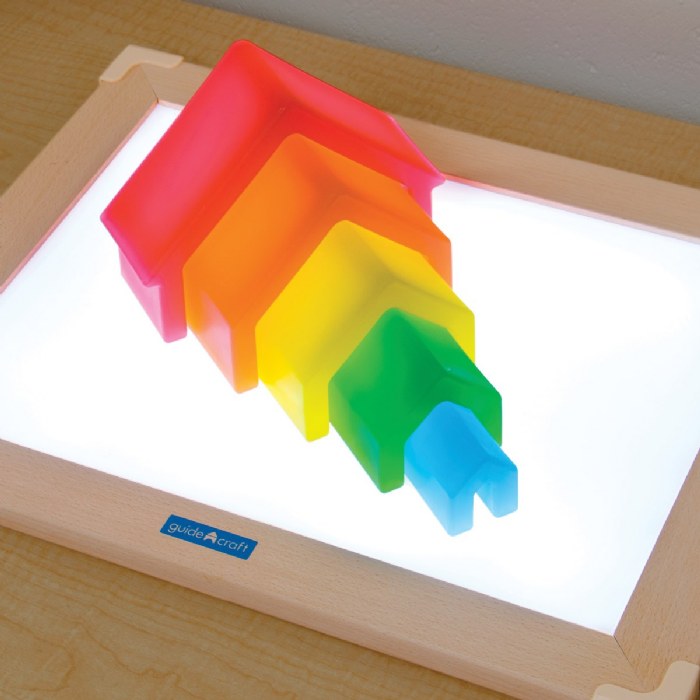 Alternate Image #1 of Discovery Stackers - Rainbow House - 5 Pieces