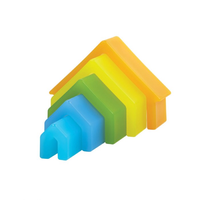 Alternate Image #1 of Discovery Stackers - Natural House - 5 Pieces