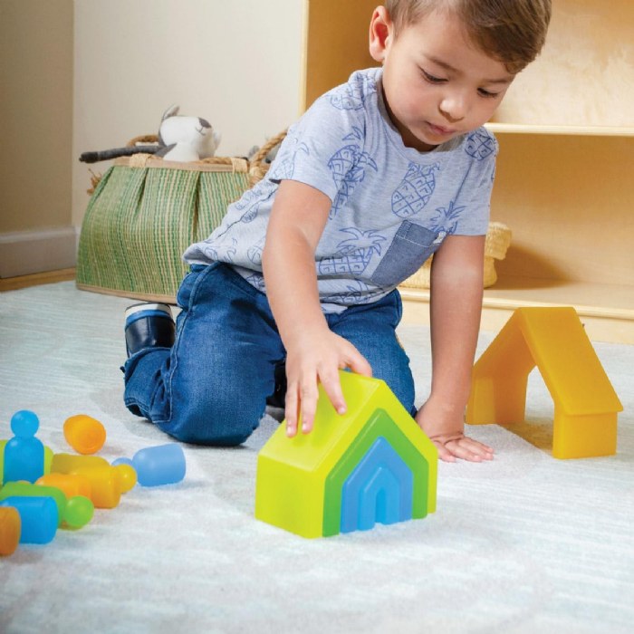 Alternate Image #1 of Discovery Stackers - Natural House - 5 Pieces