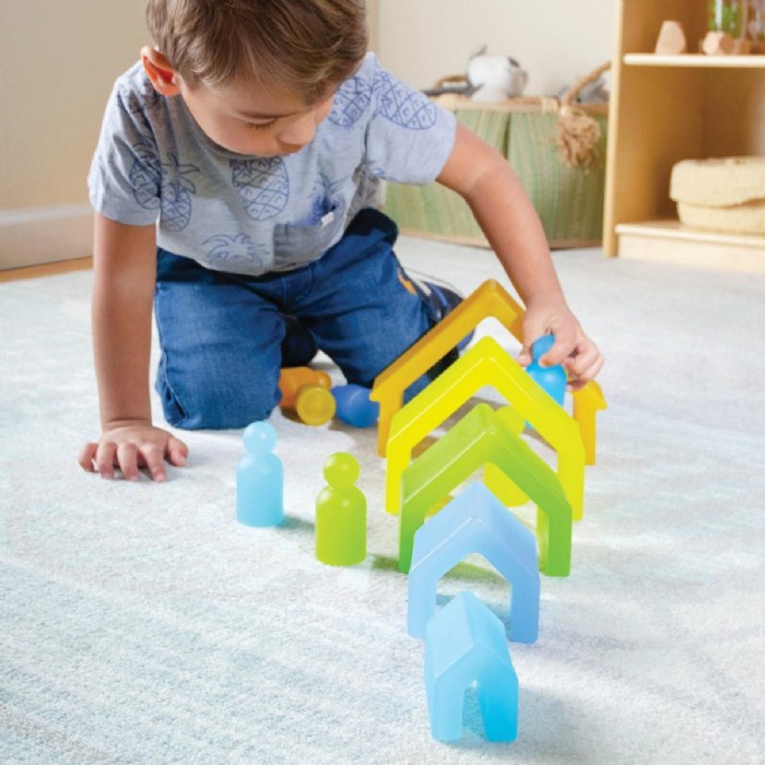 Alternate Image #1 of Discovery Stackers - Natural House - 5 Pieces