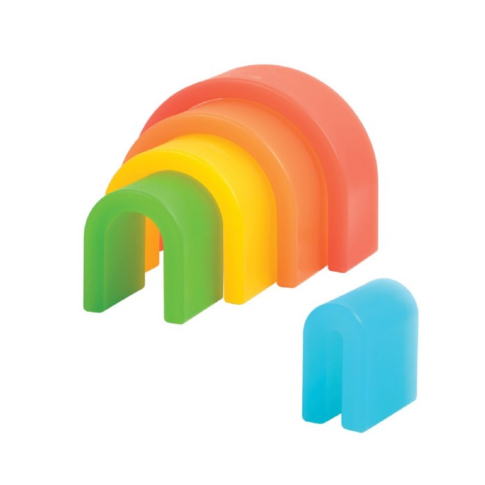 Alternate Image #1 of Discovery Stackers - Rainbow Tall Arch - 5 Pieces