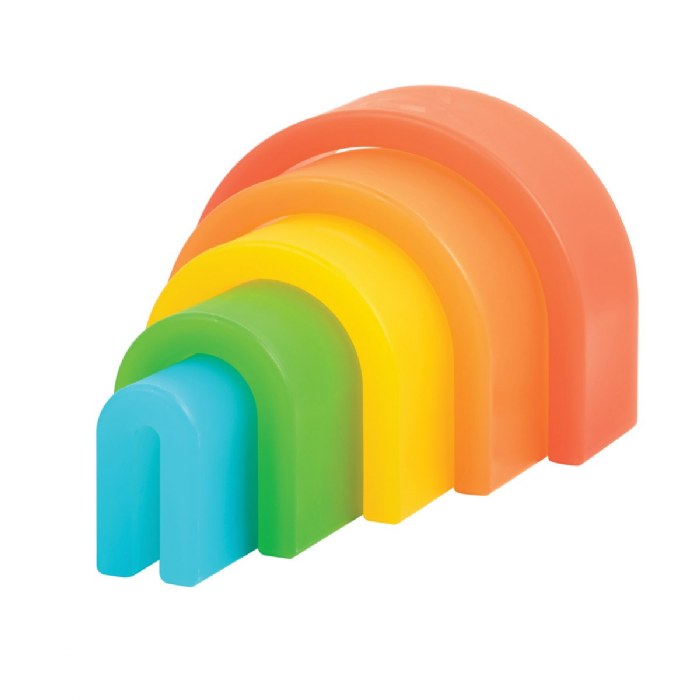 Alternate Image #1 of Discovery Stackers - Rainbow Tall Arch - 5 Pieces