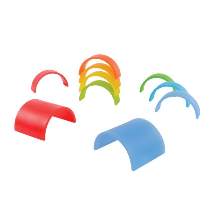 Primary Image of Discovery Rainbow Arches and Tunnels - 10 Pieces