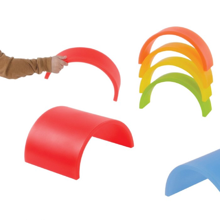 Alternate Image #1 of Discovery Rainbow Arches and Tunnels - 10 Pieces