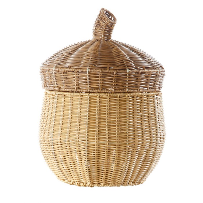Primary Image of Acorn Washable Wicker Floor Basket