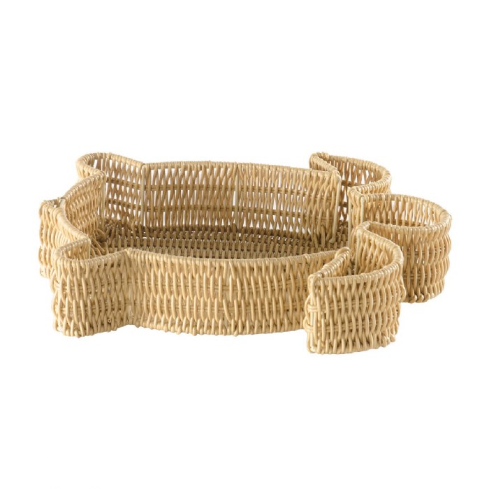 Alternate Image #1 of Turtle Washable Wicker Basket