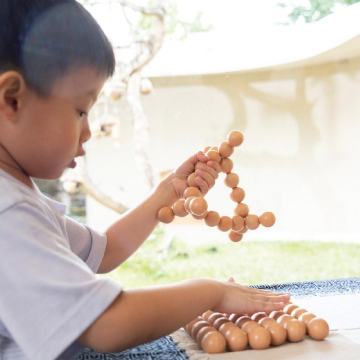 Alternate Image #1 of BendiBeads - Natural - Set of 12