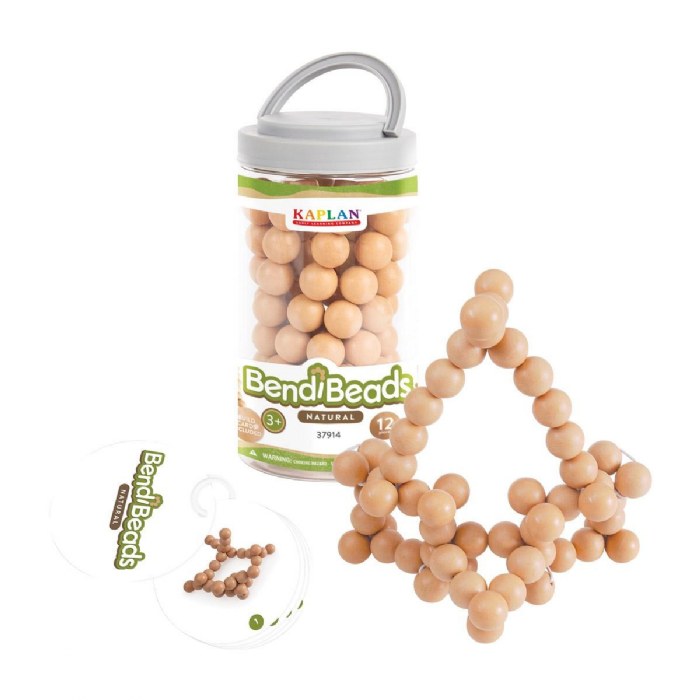 Primary Image of BendiBeads - Natural - Set of 12