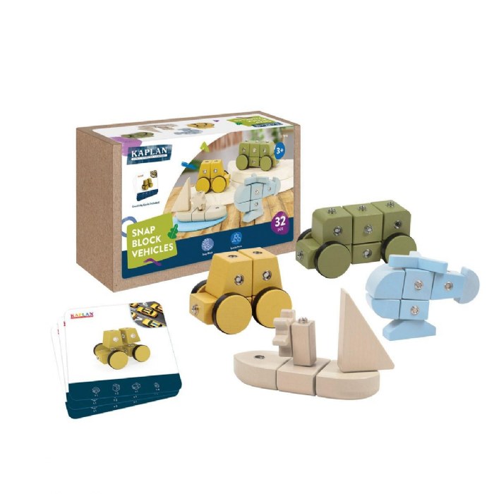 Primary Image of Snap Block Vehicles - 32 Piece Set