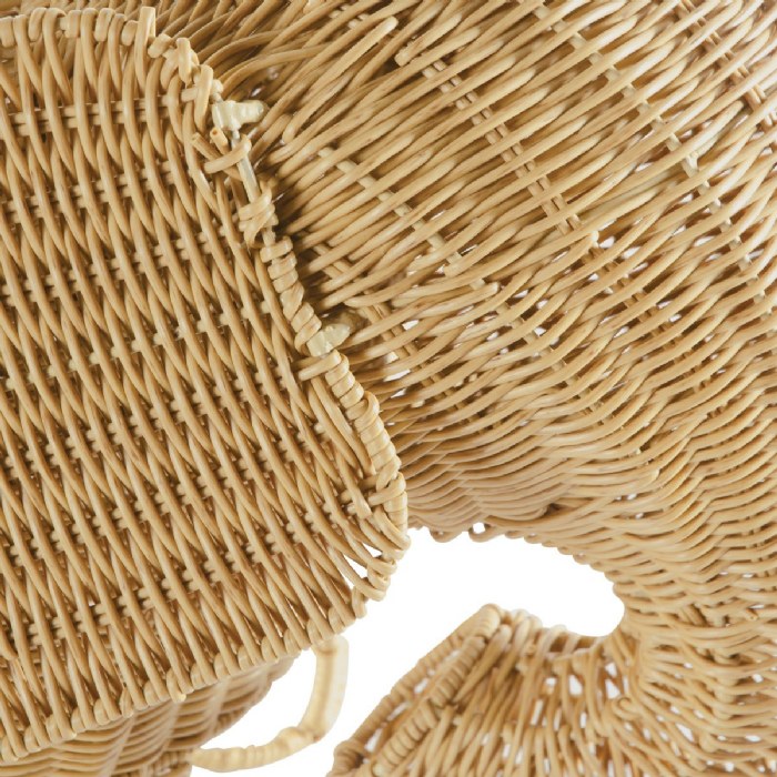 Alternate Image #1 of Elephant Washable Wicker Floor Basket